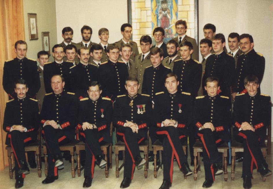 Het officierenkorps 2A Helchteren 15.11.1986